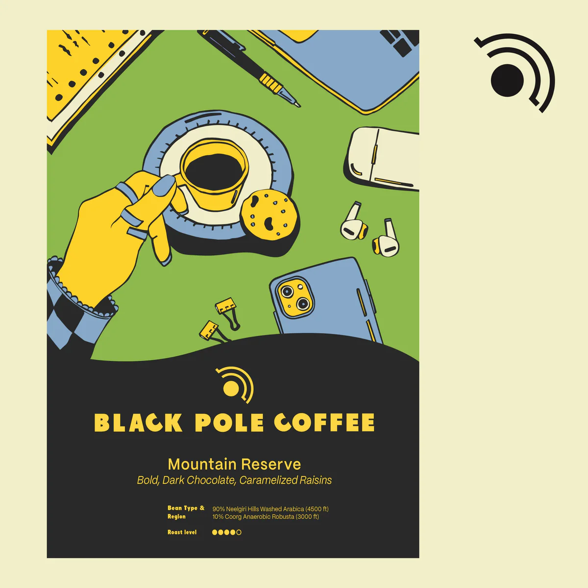 Black Pole Coffee Mountain Reserve
