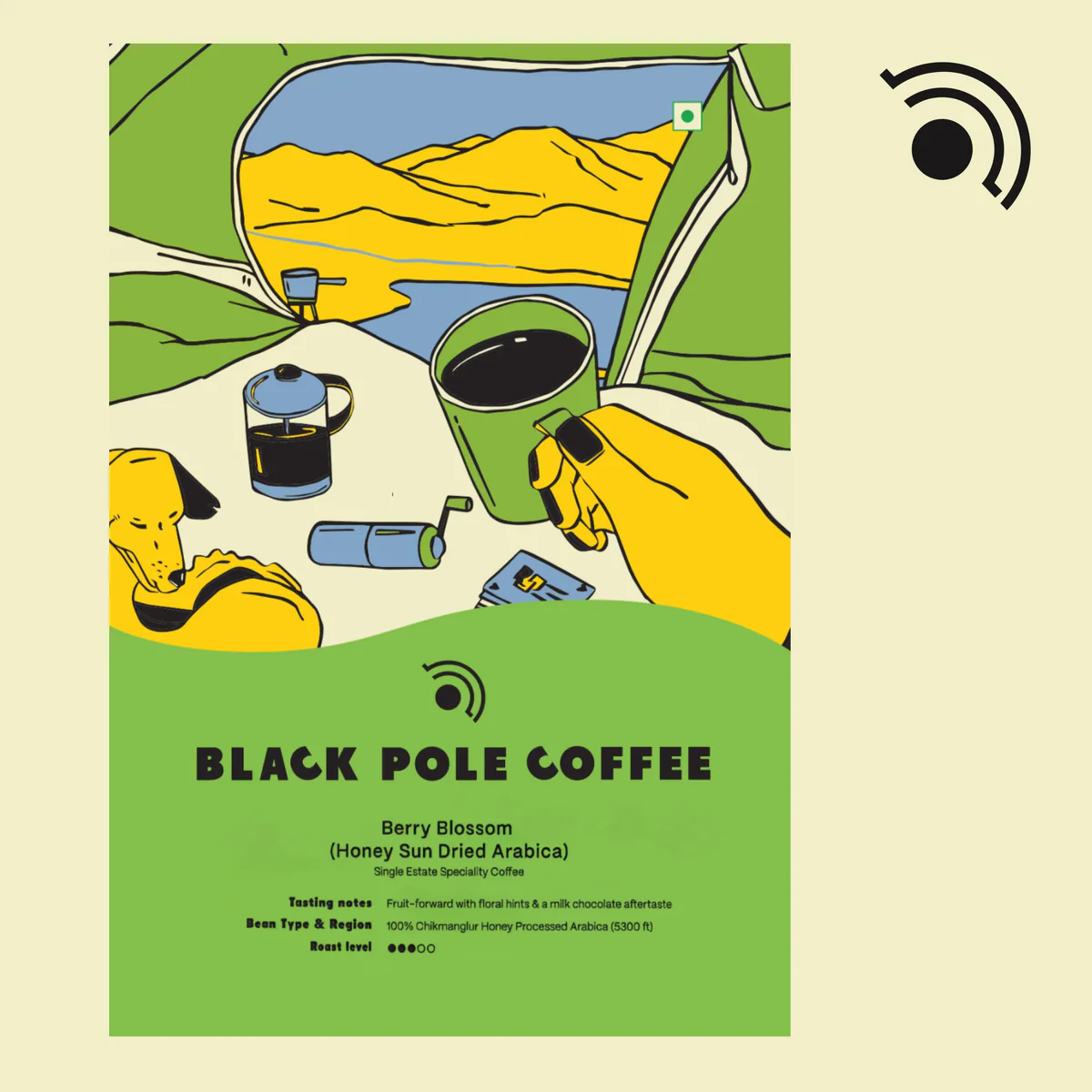Black Pole Coffee Single Estate Coffee Berry Blossom